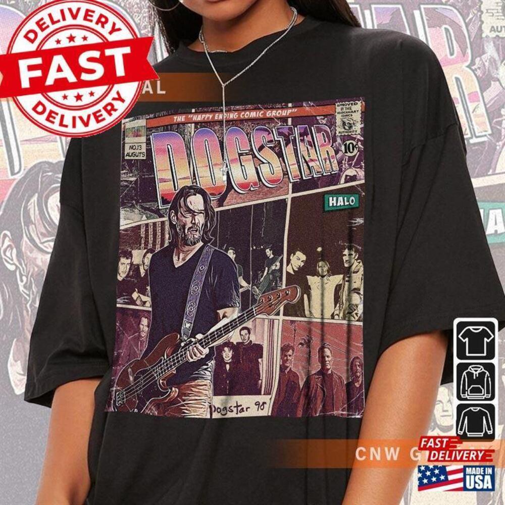Dogstar Comic Shirt 90S   Art Halo Happy Ending Album Tee